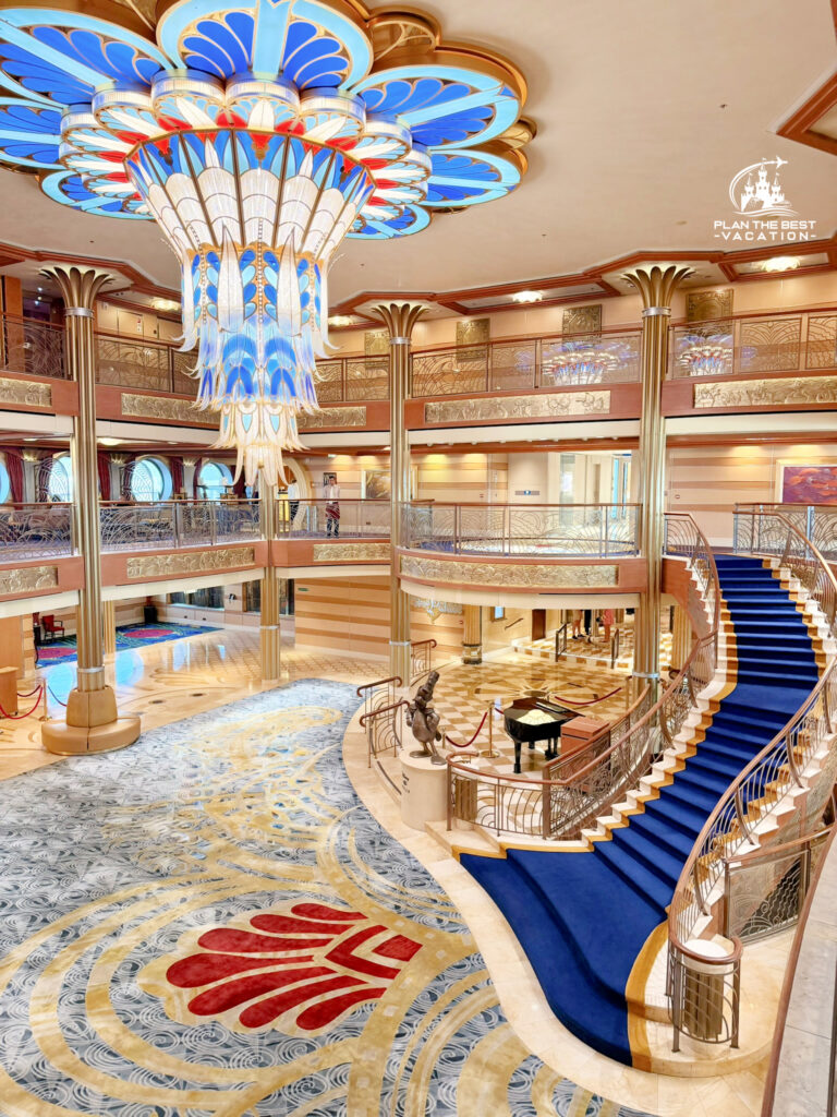 disney dream three story atrium