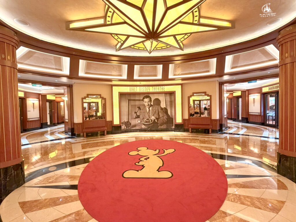 walt disney theatre entrance deck 3