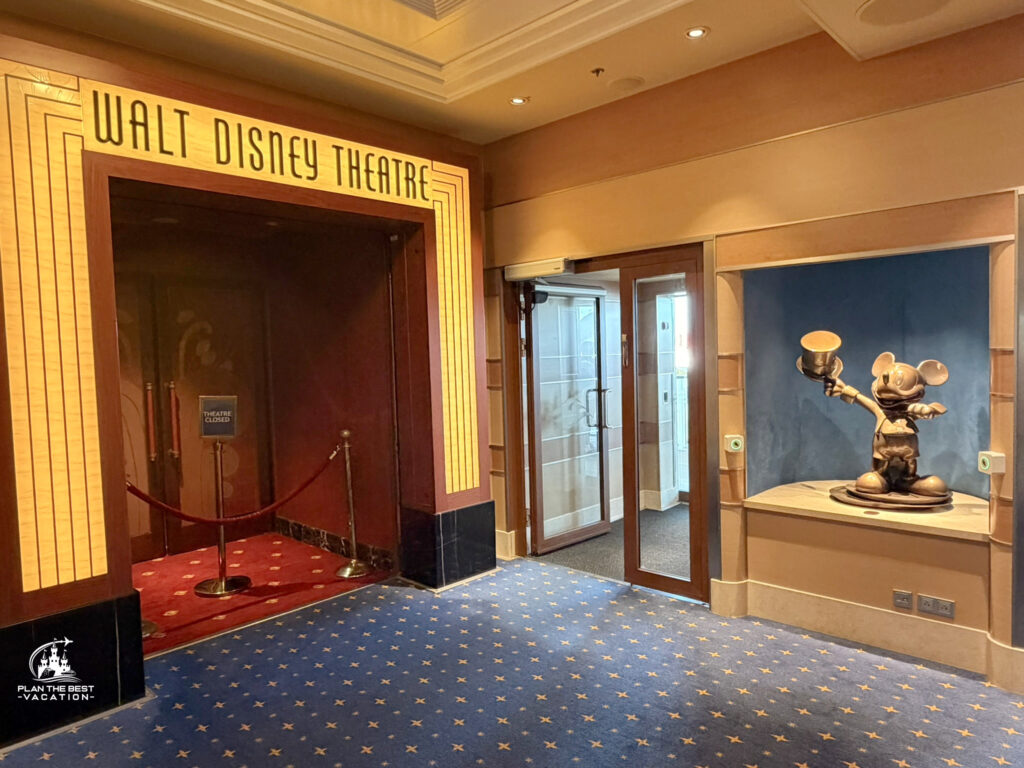 walt disney theatre entrance on deck 4